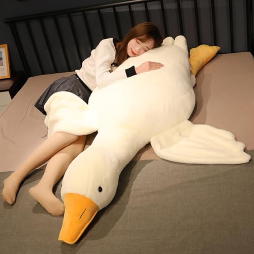 Giant Goose Stuffed Animal - 74.8 Inch Soft Plush Hugging Pillow