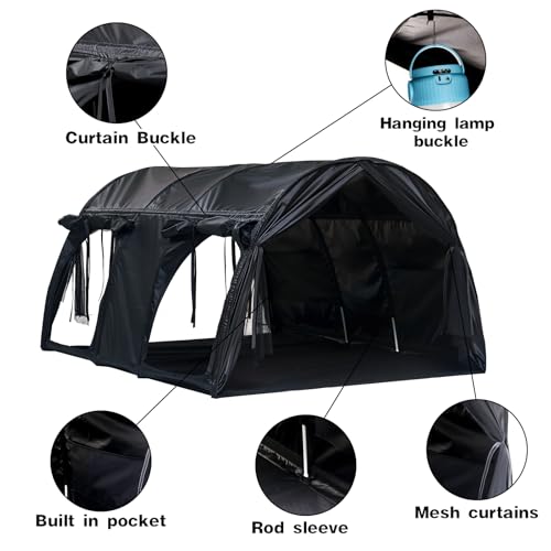 Blackout Sensory Bed Tent for Kids - Calming Privacy Hideaway