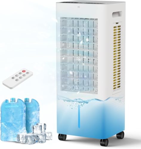 3-in-1 Evaporative Air Cooler with 8L Water Tank and Remote