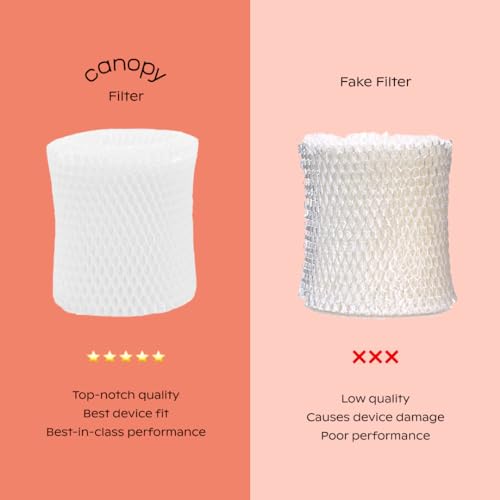 Bedside Humidifier Replacement Filters 3-Pack Wood Pulp Paper