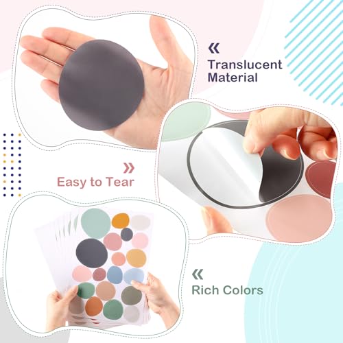 300 Pcs Irregular Polka Dot Wall Decals, Boho Peel and Stick Vinyl Stickers