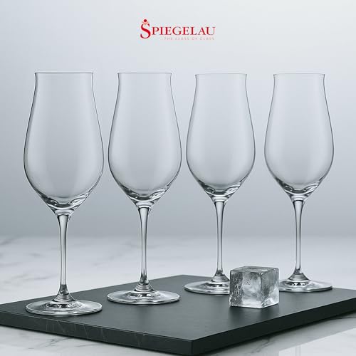 Spiegelau Premium Whiskey Snifter Set of 4 - 9.5 oz Modern Crystal Glasses, Dishwasher Safe, Professional Barware Gift