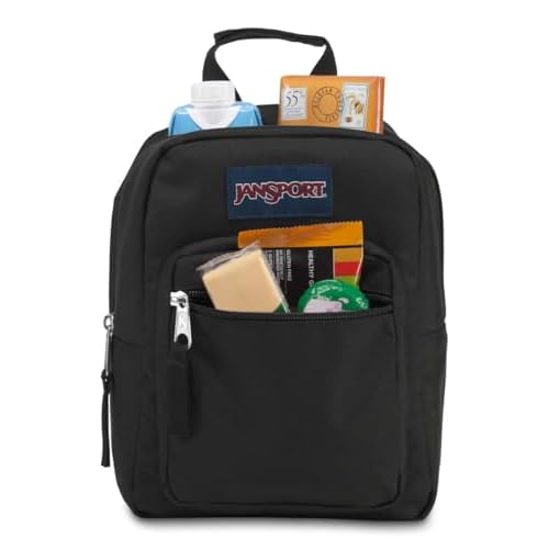 JanSport Big Break Insulated Lunch Bag - Small Soft-Sided Cooler Ideal for Class, Work, or Meal Prep, Black