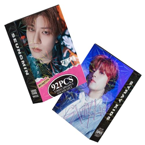 60 PCS Rock Star Album Photo Cards Set with 32 Stickers for Fans