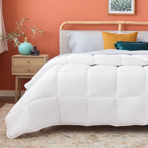 Linenspa All-Season Down Alternative Comforter & Duvet Insert - Queen White