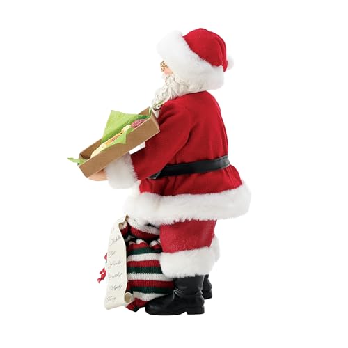 Department 56 Santa Figurine - Bon Appetit Collection, 10.5 Inch Holiday Decor