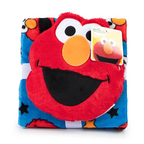 Kids Plush Throw Blanket and Character Pillow Set - 40x50 Inch Soft Bedding