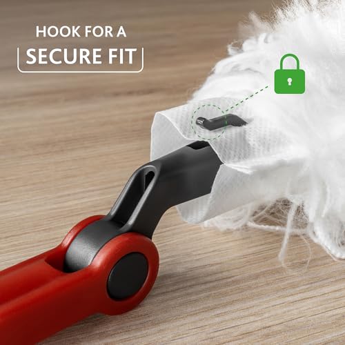 Heavy Duty Extendable Duster Kit with 3 Disposable Refills - 3 Ft Handle