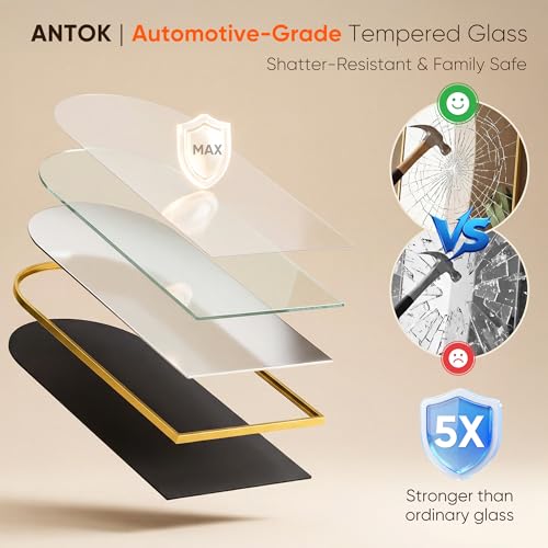 Arched Full Length Floor Mirror (58" x 19") - Gold Aluminum Frame