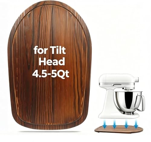 Bamboo Mixer Slider Tray for 4.5-5 Quart Tilt-Head Stand Mixers