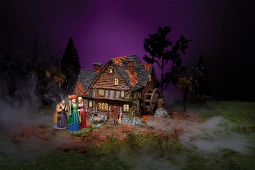 Sanderson Sisters Amok Figurine - Hand-Painted Halloween Village Decor, 3.78"