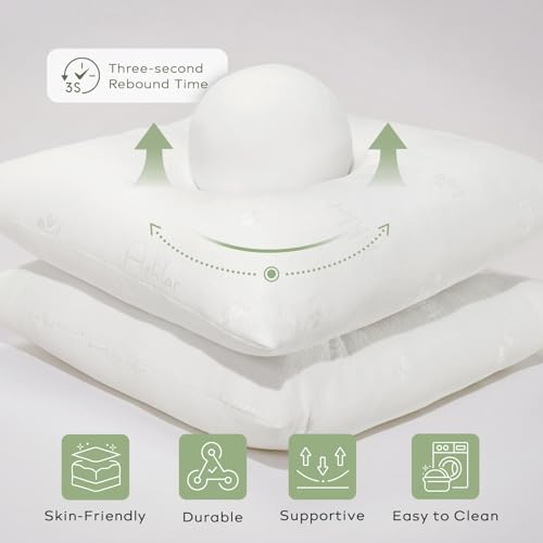 12x20 Lumbar Throw Pillow Inserts - Set of 2 Breathable Air Layer Cushions