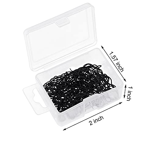 Hotop Black 100 Pieces Christmas Ornament Hooks Metal Wire Tree Hangers