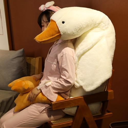 Giant Goose Stuffed Animal - 74.8 Inch Soft Plush Hugging Pillow