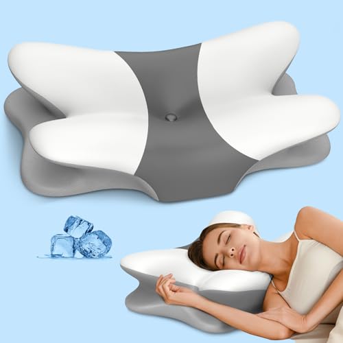 Ergonomic Cervical Neck Pillow for Pain Relief - Memory Foam Contour Pillow