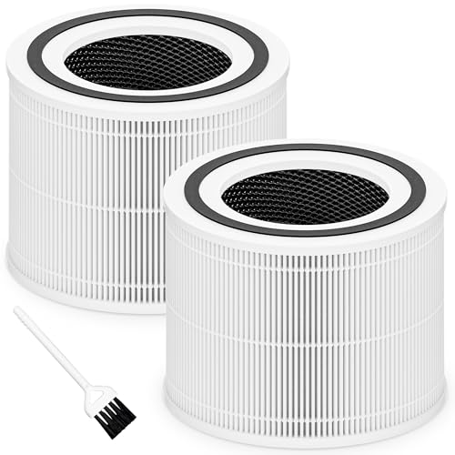 3-in-1 Replacement Air Purifier Filter with Activated Carbon 2-Pack