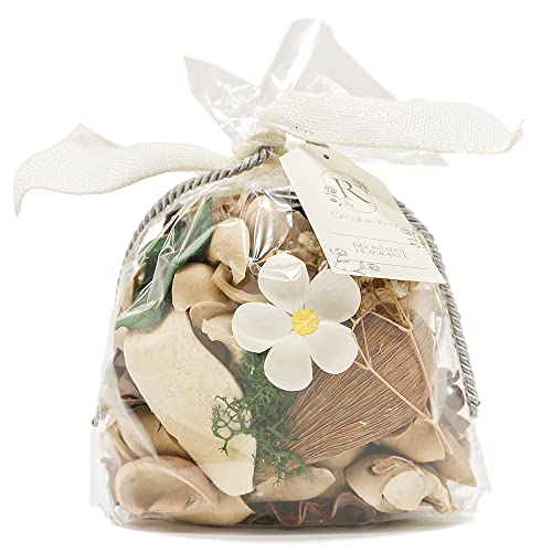 Gardenia Scented Potpourri Set with Fragrance Oil - Natural Dried Flowers