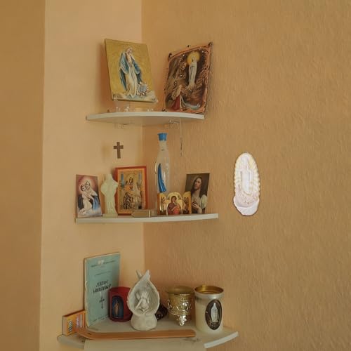 Guadalupe Resin Holy Water Font for Wall Hanging Home Decor
