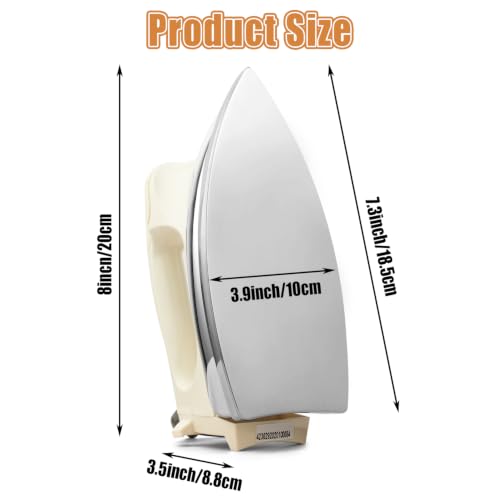 WASING 700W Portable Household & Industrial Dry Iron with Stainless Steel Soleplate