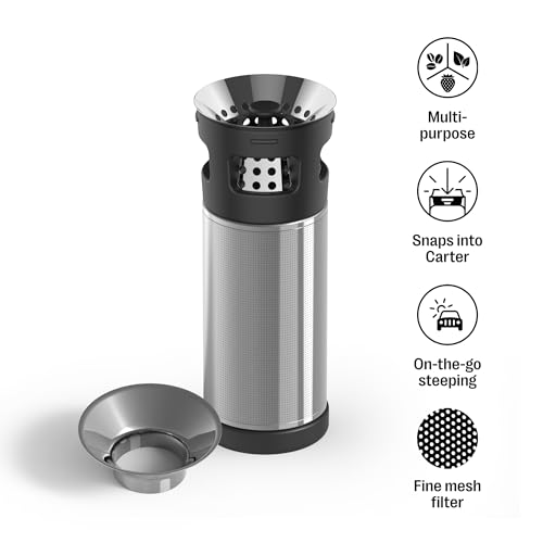 Fellow Carter Stainless Steel Tea Infuser for Loose Leaf & Cold Brew - 16 oz