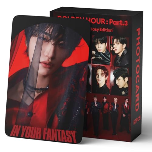 55-Piece Non-Repeating Photocard Set - High-Quality Collectible Cards