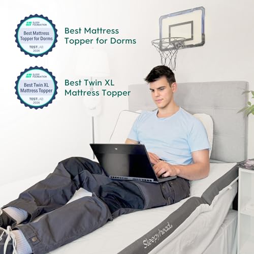 Sleepyhead 2-Inch Twin XL Cooling Gel Memory Foam Mattress Topper