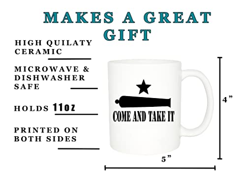 Texas Flag Rogue River Coffee Mug – Come and Take It 11oz Ceramic Cup