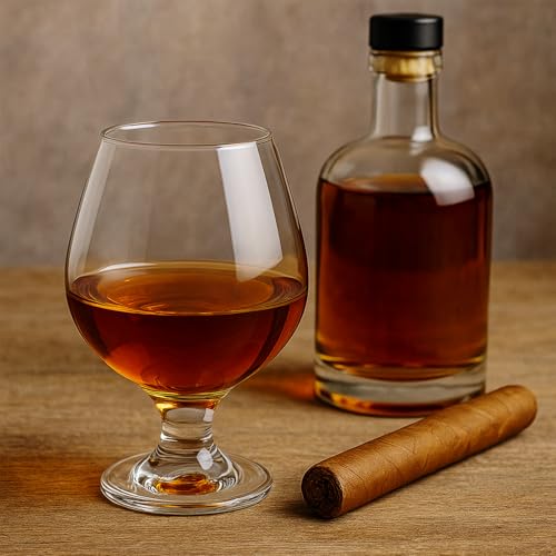 Almagic 11 oz / 330 ml Brandy Snifter Glasses Set of 4 – Lead-Free, Durable, Elegant Drinkware
