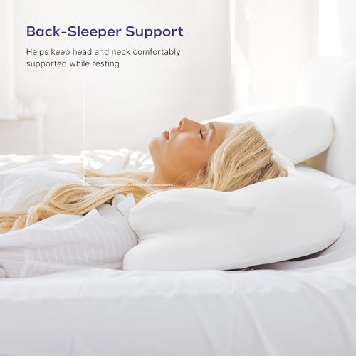 Mellow CloudAlign Memory Foam Neck & Shoulder Support Pillow - Standard (Pack of 1)