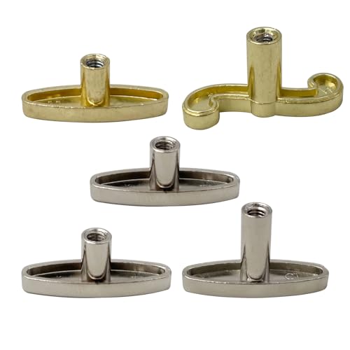 5-Piece T-Shape Music Box Wind-Up Key Replacement Set