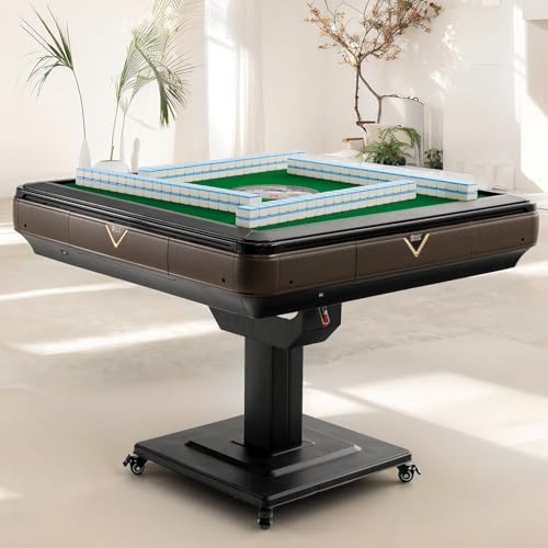 Automatic Mahjong Table with Folding Design and 2 Sets of 152 Tiles