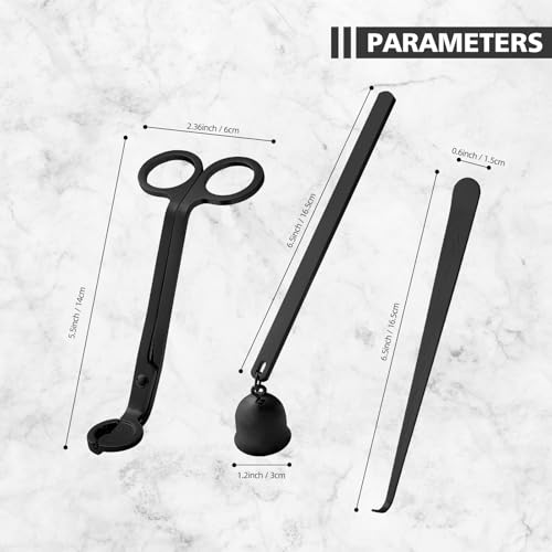 Candle Care Kit - Wick Trimmer, Snuffer & Dipper Set