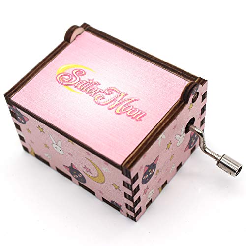Hand-Cranked Wooden Music Box, Sailor Theme Engraved Keepsake Gift