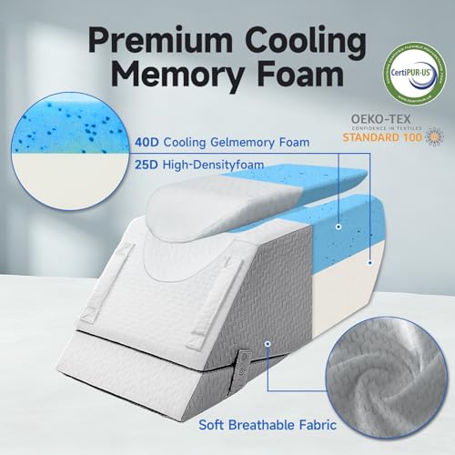 Adjustable Leg Elevation Pillow for Post-Surgery Recovery