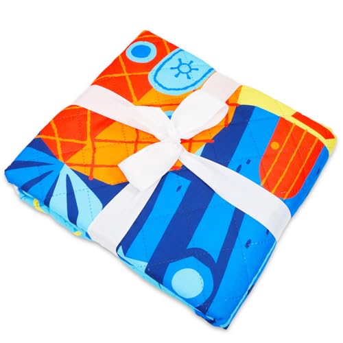Quilted Bedspread Twin Set for Kids - Bikini Bottom Theme Bedding