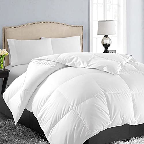 EASELAND Queen Down Alternative Comforter - All Season Duvet Insert, White