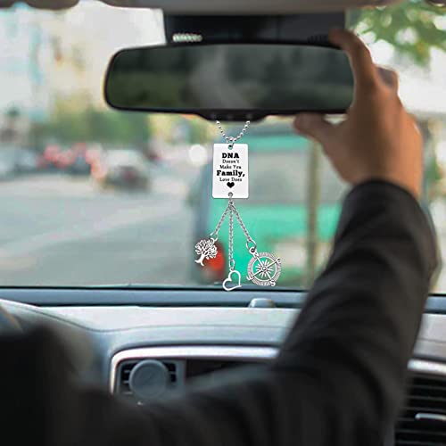 Step Parent Gift Ornament DNA Doesn't Make You Family Love Does Car Decor