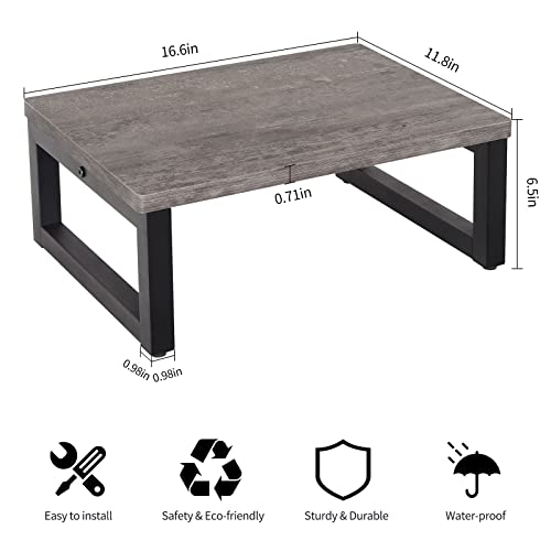 Wooden Step Stool for Adults and Kids, Heavy Duty 350lb Capacity Foot Stool