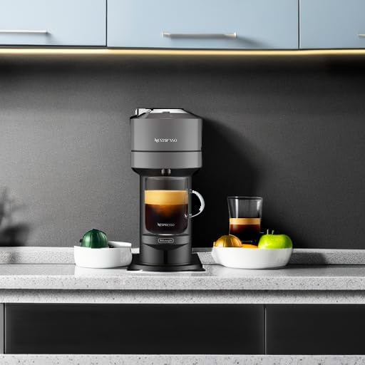 Nespresso Vertuo Next Coffee & Espresso Maker - 1260 Watts, Dark Gray Finish for Perfect Brews