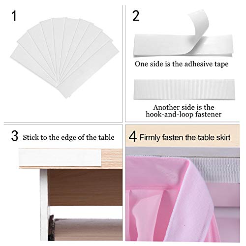 6ft Pink Chiffon Tutu Table Skirt for Parties and Baby Showers