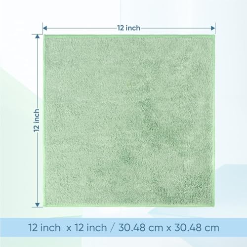 HOMEXCEL Washcloths 12PK, Ultra Soft&Highly Absorbent Face Towels,