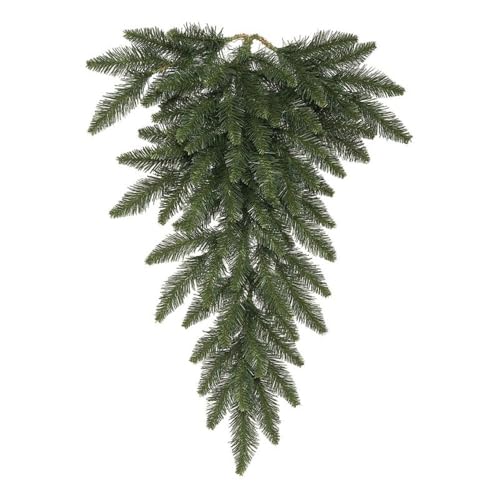 Vickerman Camdon Fir Teardrop Garland 30-Inch Green Unlit Faux Christmas
