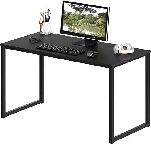 40-Inch Home Office Computer Desk - Compact Mission Style Table, Black
