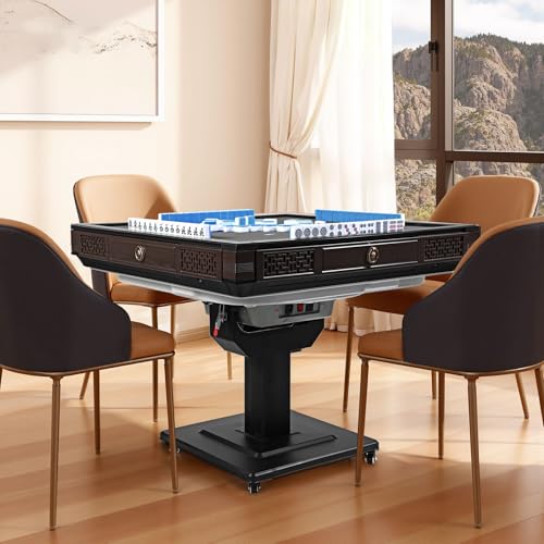 Automatic Folding Mahjong Table with 2 Sets of 42mm Magnetic Tiles