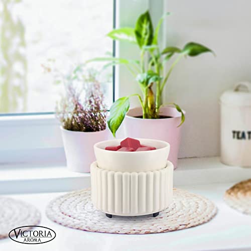 3-in-1 Ceramic Electric Wax Melt Warmer for Scented Wax & Candles