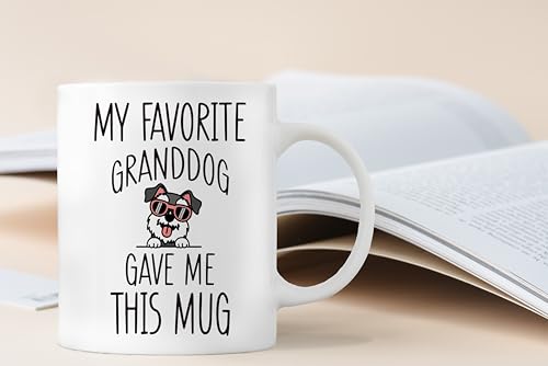 QASHWEY Miniature Schnauzer Dog Grandma Gifts Mug, Funny Pet Lover Coffee Cup