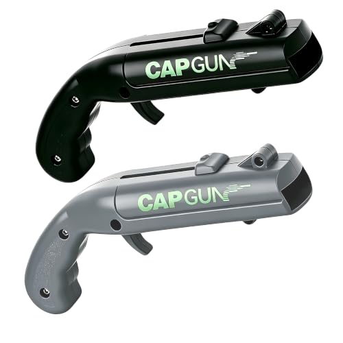 Syohoxi Black-Gray Cap Gun Bottle Opener | Fun Shooting Design for Parties & Gifting