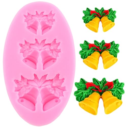 Christmas Bells Silicone Fondant Mold - Style F | YIHUOMOLDS
