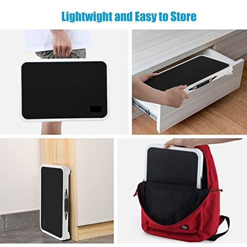 Height-Adjustable Folding Step Stool with Non-Slip Platform (330 lbs Capacity)