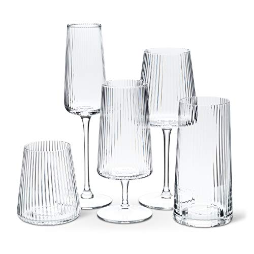 Tight Optic All-Purpose Drinking Glass, 12oz Elegant Glassware